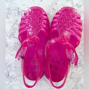 Pink Kids Jelly Sandals